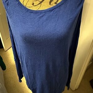 H&M Blue Blouse with Long Sleeves